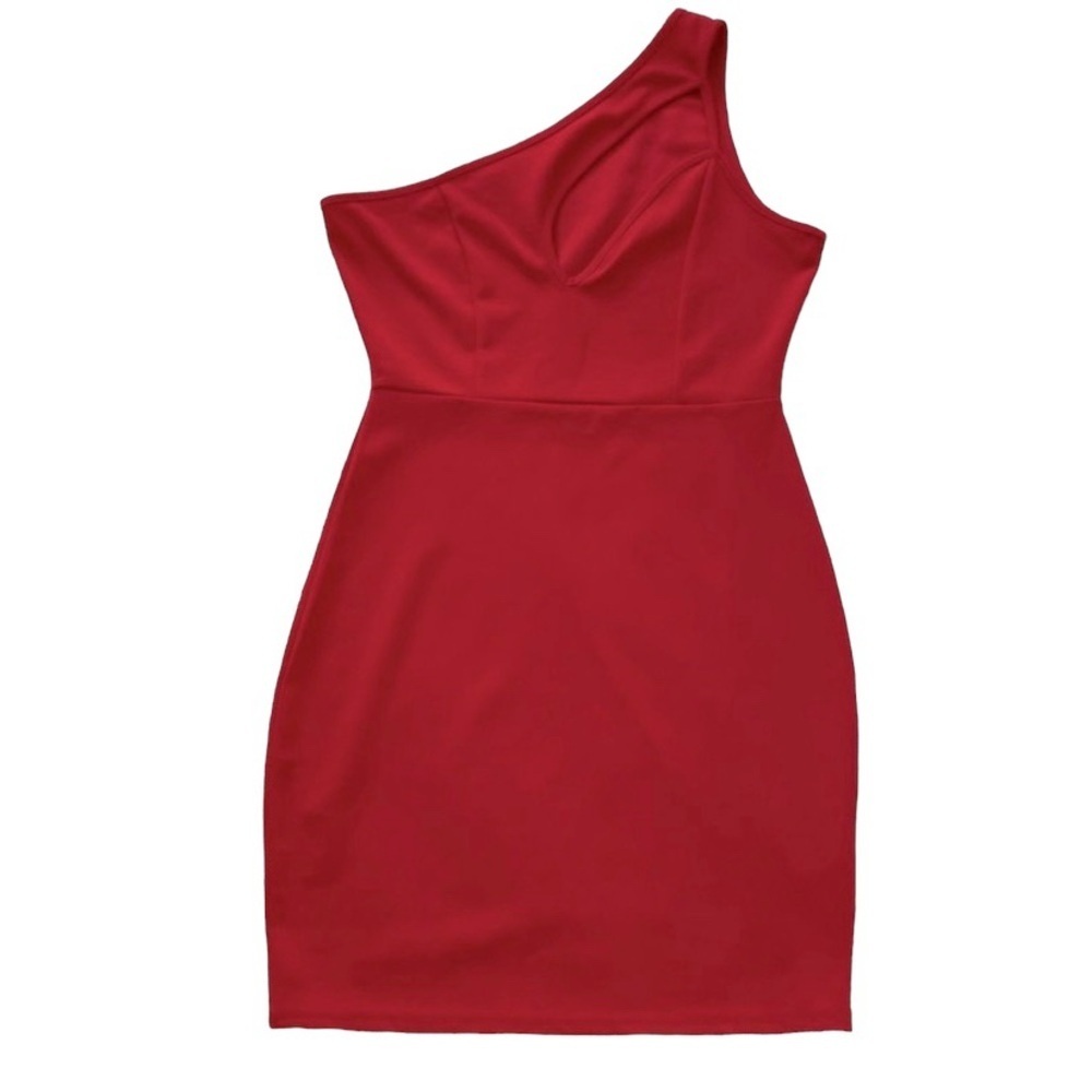 NWT Nasty Gal red cut out dress size 6